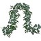 1 Pack 6.5 Ft Artificial Eucalyptus Garland with Black Leaves – Faux Black Foliage Vine for Thanksgiving, Halloween, Table Runner, Mantle & DIY Wall Decor (Black-1)